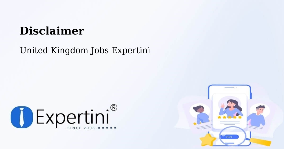 Disclaimer – Deal - United Kingdom Jobs Expertini